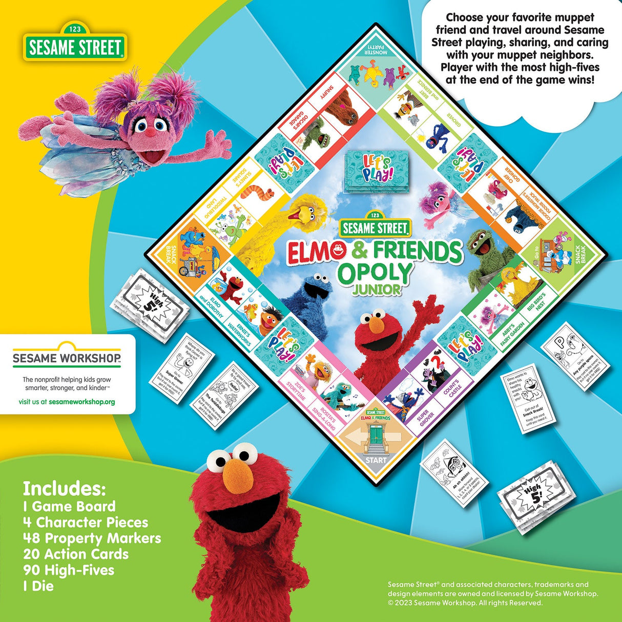 Sesame Street - Elmo & Friends Opoly Junior