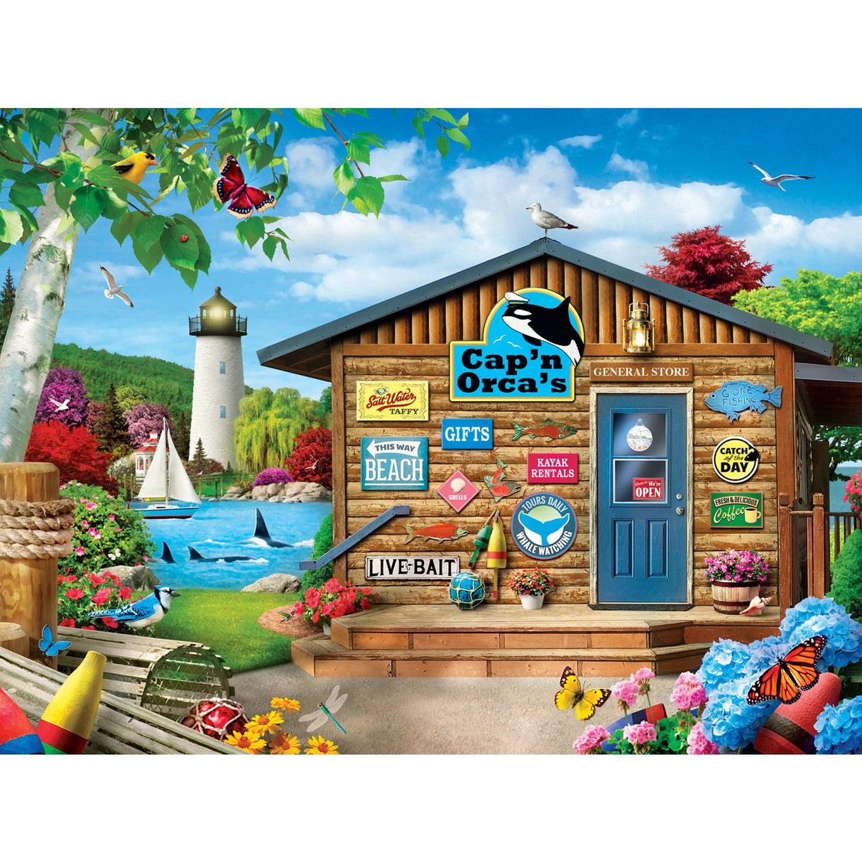 Memory Lane - Cap'n Orca's 300 Piece EZ Grip Jigsaw Puzzle