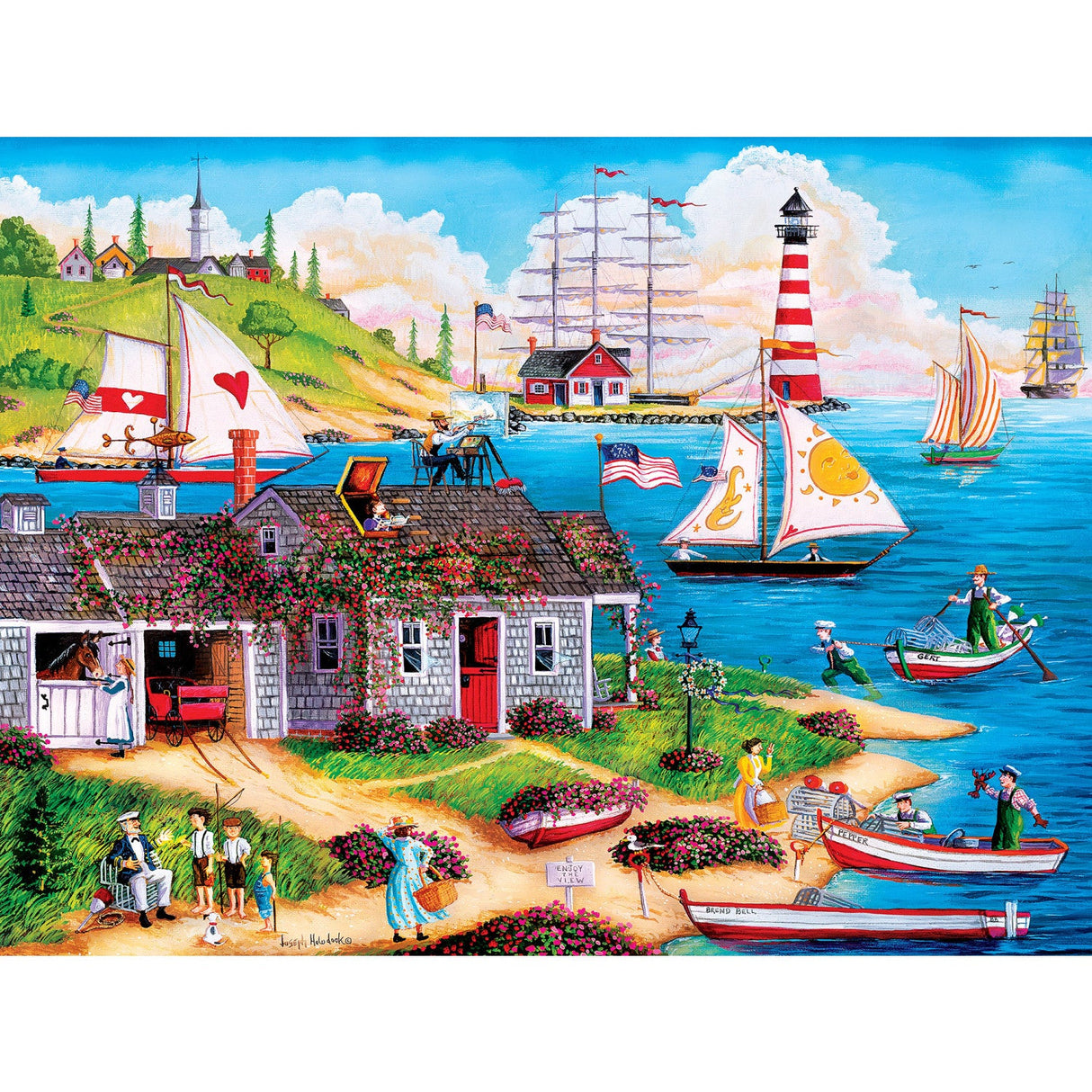 Town & Country - Painter's Point 300 Piece EZ Grip Jigsaw Puzzle