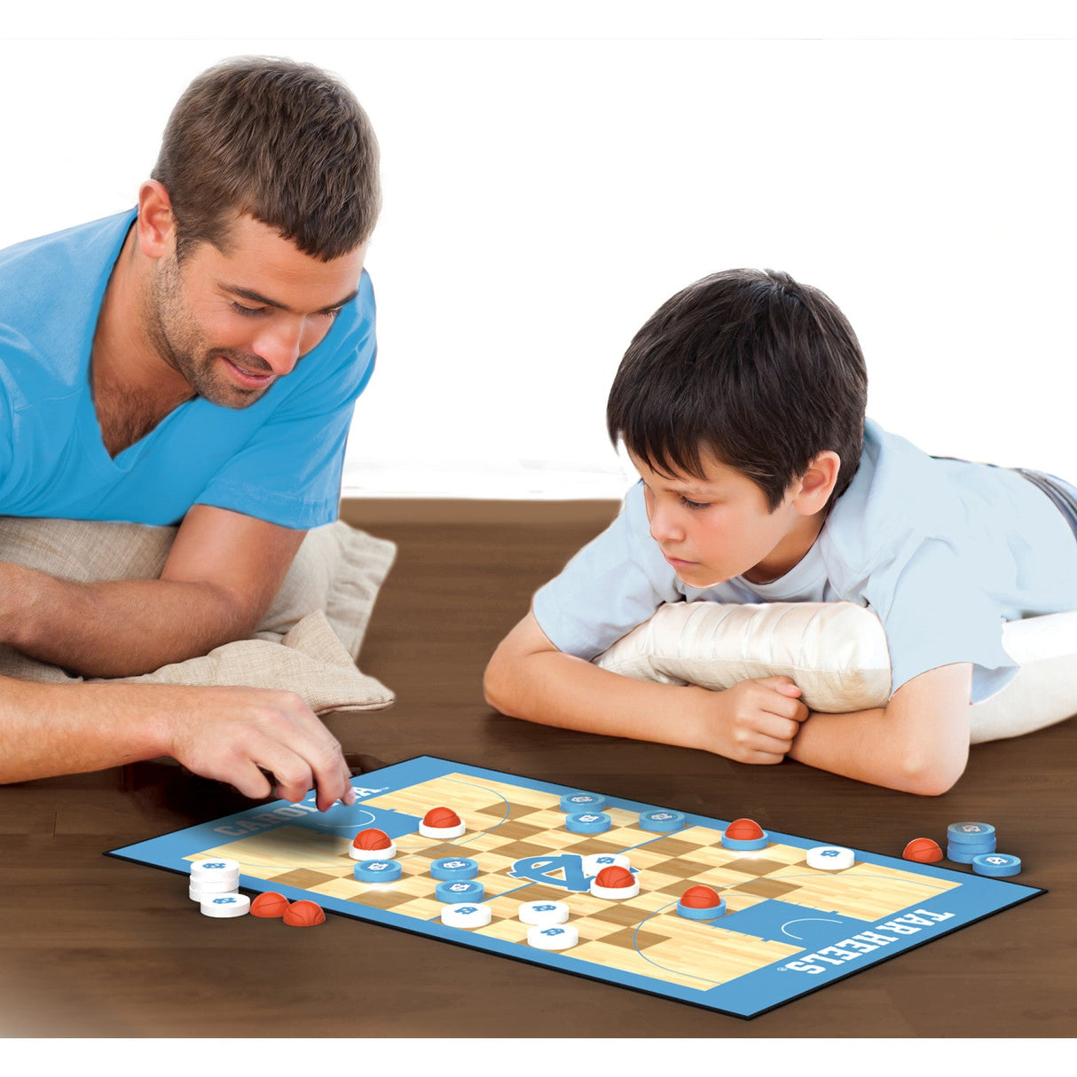 UNC Tar Heels Checkers Board Game