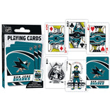 San Jose Sharks Playing Cards - 54 Card Deck