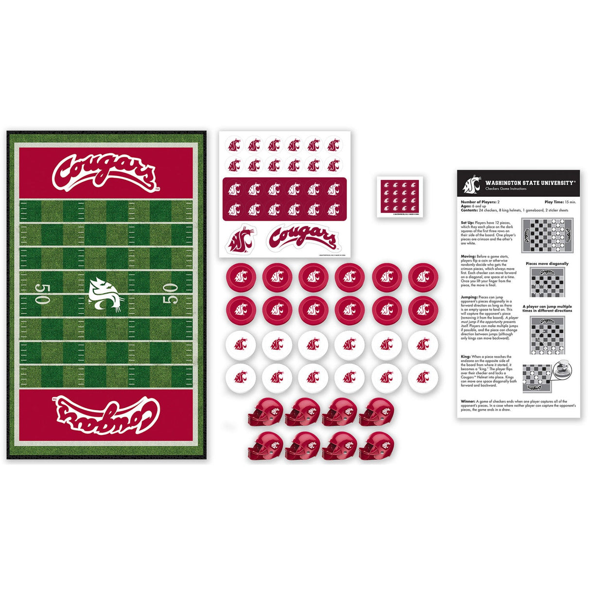 Washington State Cougars Checkers