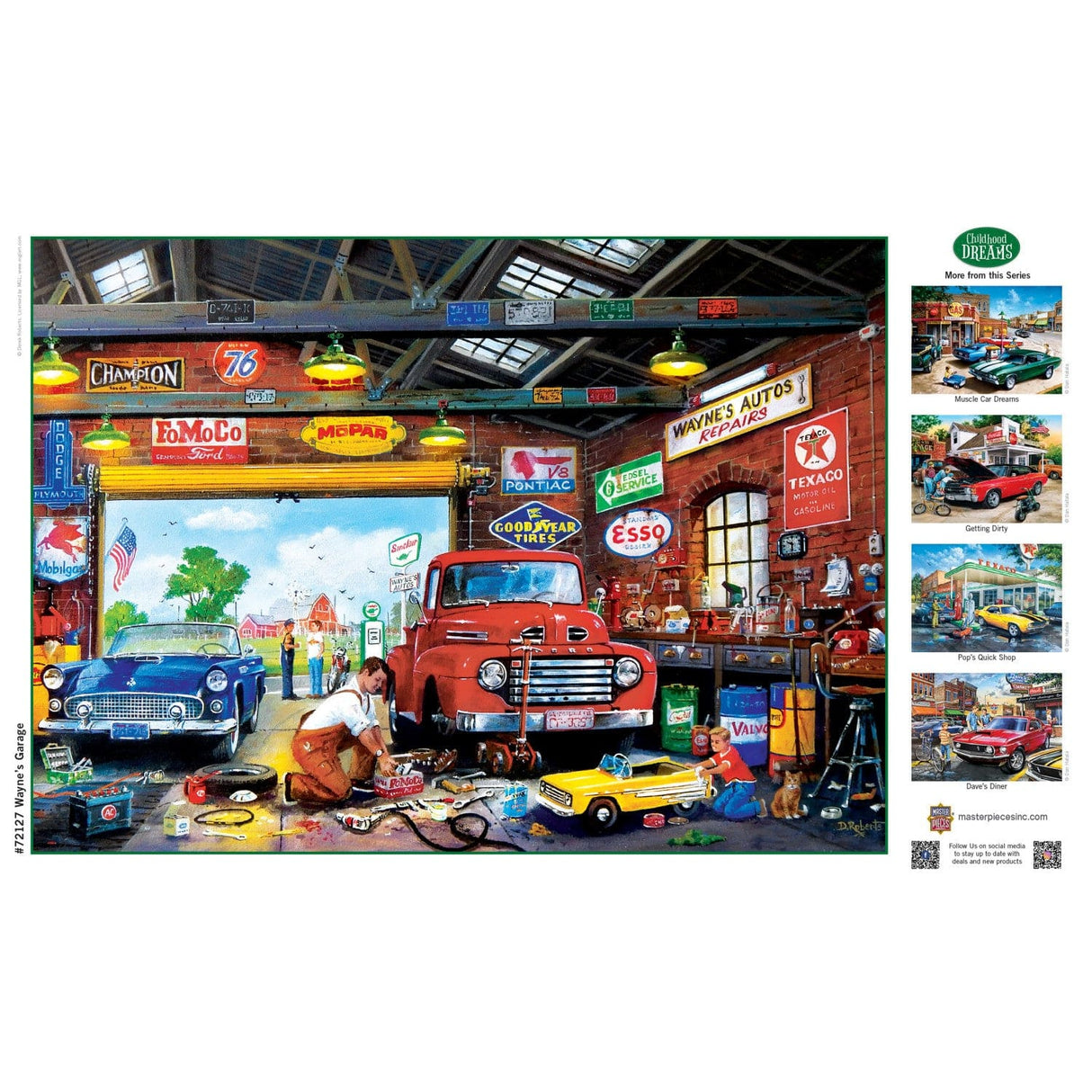 Childhood Dreams - Wayne's Garage 1000 Piece Jigsaw Puzzle