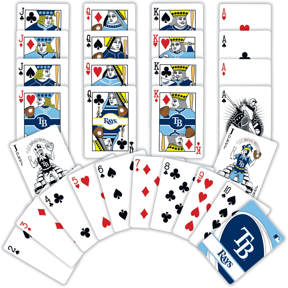 Tampa Bay Rays Playing Cards - 54 Card Deck