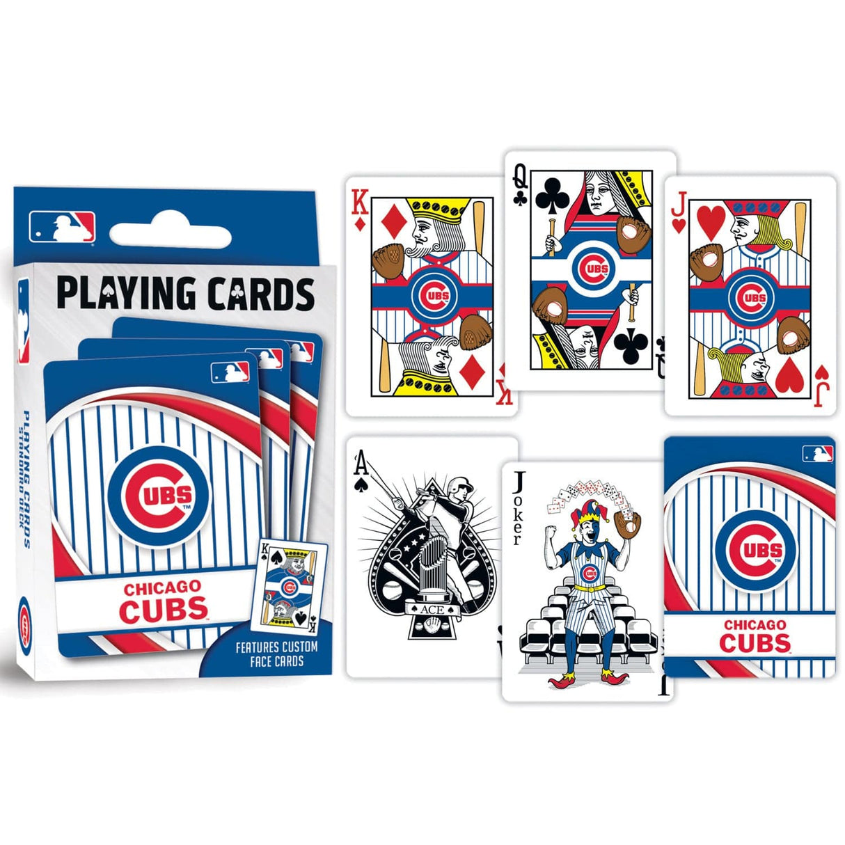 Chicago Cubs Playing Cards - 54 Card Deck