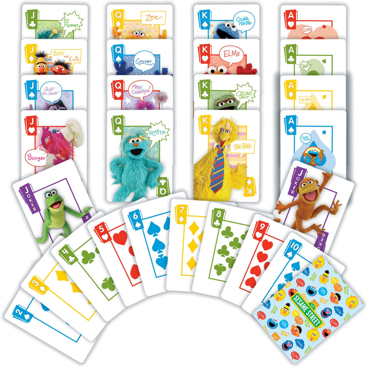 Sesame Street - Elmo & Friends Jumbo Playing Cards