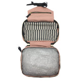 Folding/Hanging Toiletry Case, Pink/Blush