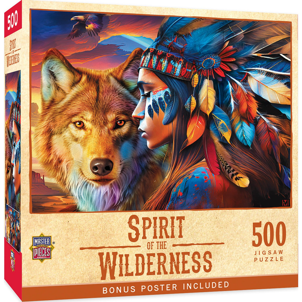 Tribal Spirit - Spirit of the Wilderness 500 Piece Jigsaw Puzzle