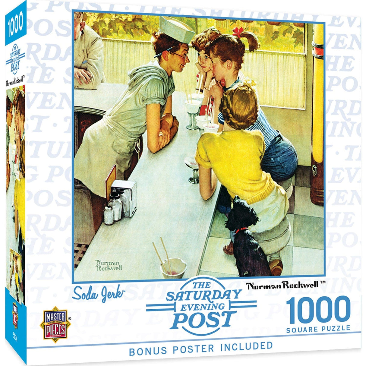 Saturday Evening Post - Soda Jerk 1000 Piece Jigsaw Puzzle