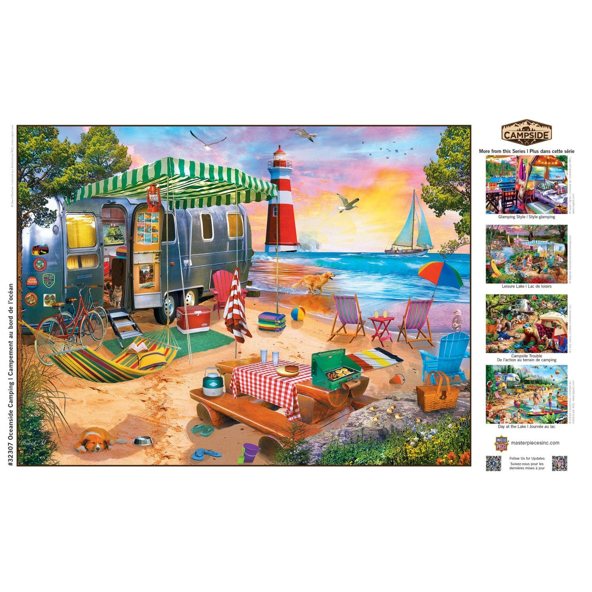 Campside - Oceanside Camping 300 Piece EZ Grip Jigsaw Puzzle