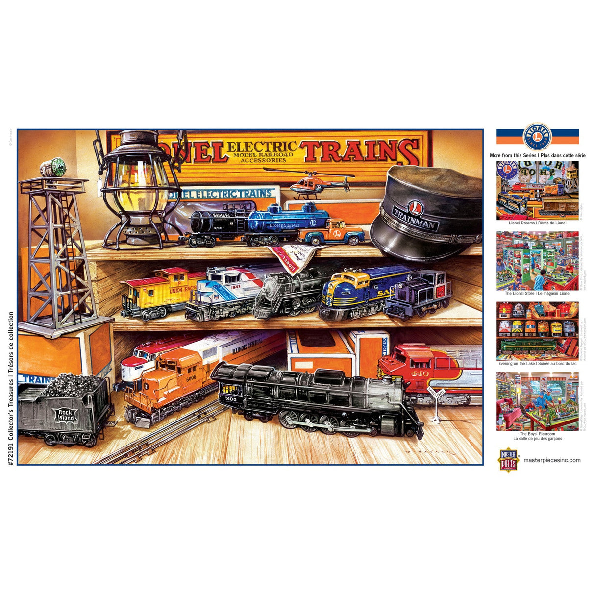 Lionel Trains - Collector's Treasures 1000 Piece Jigsaw Puzzle