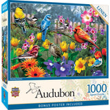 Audubon - Morning Garden 1000 Piece Jigsaw Puzzle