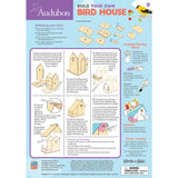 Audubon - Bird House Buildable Wood Craft & Paint Kit