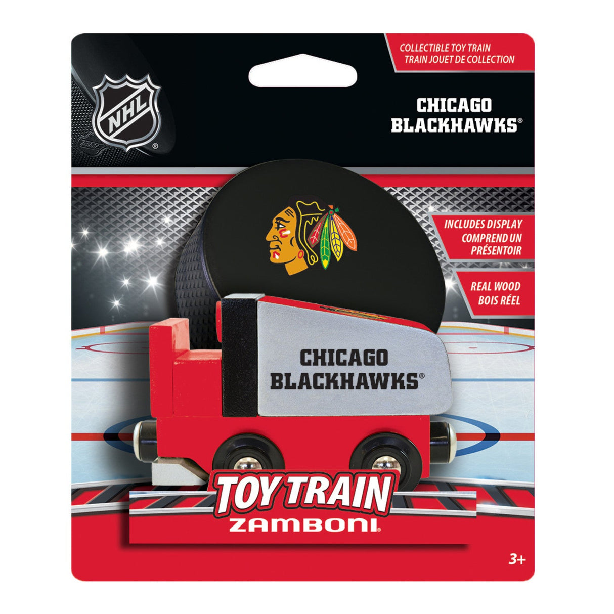 Chicago Blackhawks Toy Zamboni Train Engine