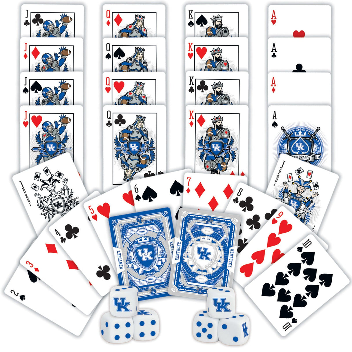 Kentucky Wildcats - 2-Pack Playing Cards & Dice Set