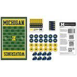 Michigan Wolverines Checkers Board Game