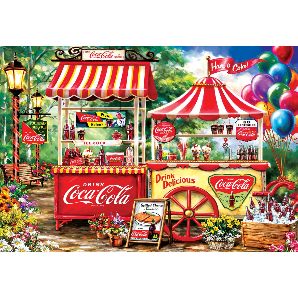 Signature Collection - Coca-Cola Stand 2000 Piece Jigsaw Puzzle