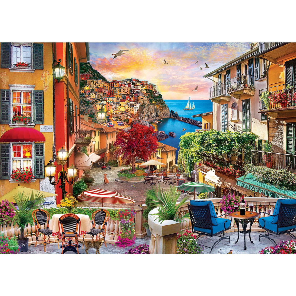 Travel Diary - Italian Afternoon 500 Piece Jigsaw Puzzle