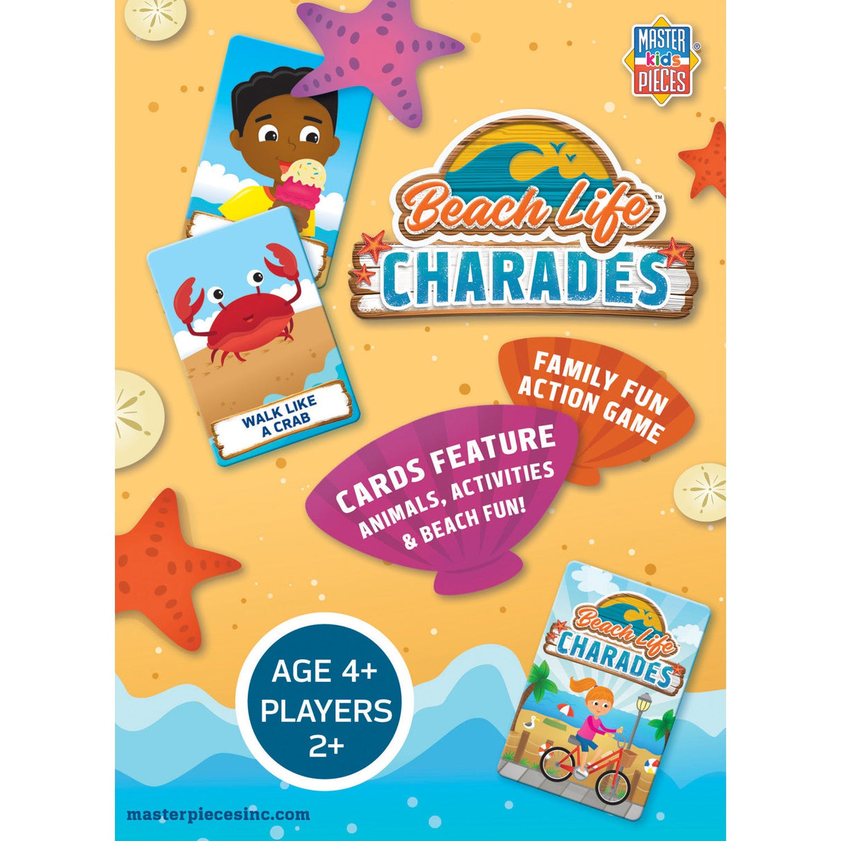 Beach Life Charades Card Game