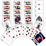 Illinois Fighting Illini Playing Cards - 54 Card Deck