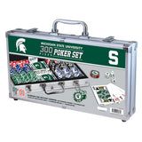 Michigan State Spartans 300 Piece Poker Set