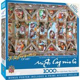 MasterPieces of Art - The Sistine Chapel Ceiling 1000 Piece Jigsaw Puzzle