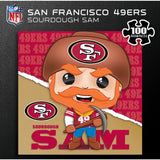 Sourdough Sam - San Francisco 49ers Mascot 100 Piece Jigsaw Puzzle