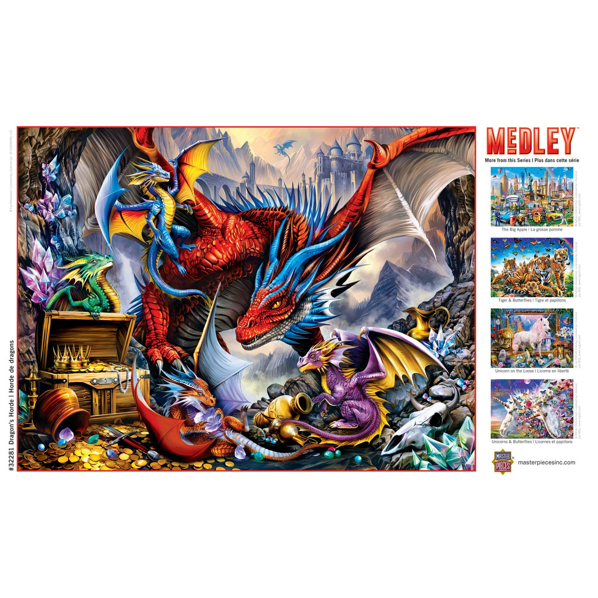 Medley - Dragon's Horde 300 Piece EZ Grip Jigsaw Puzzle