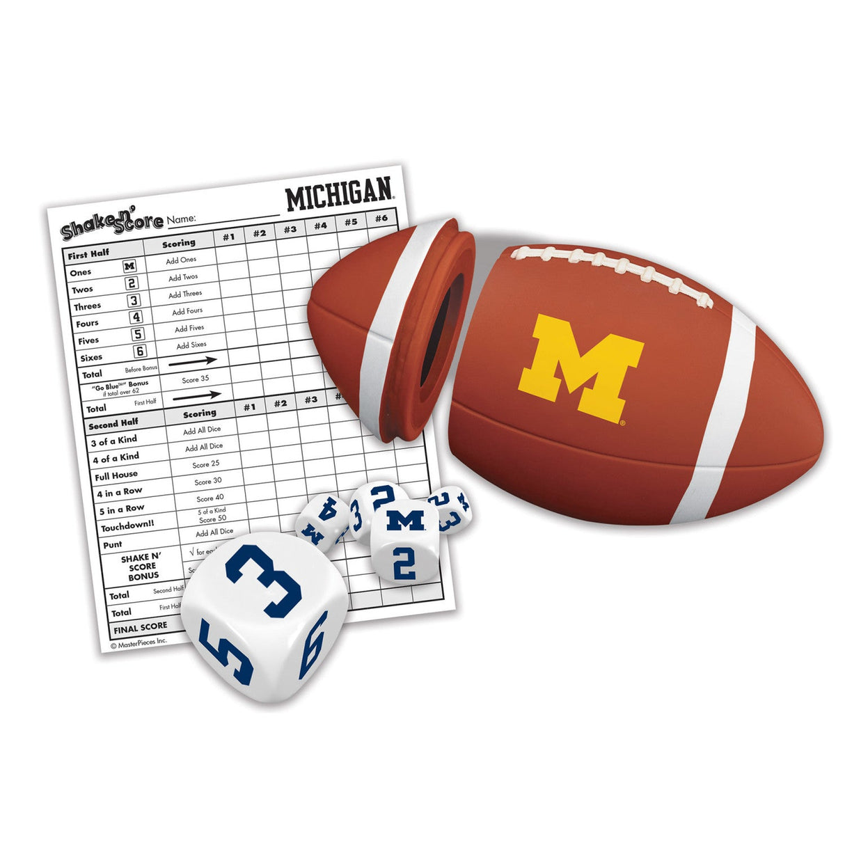 Michigan Wolverines Shake n' Score