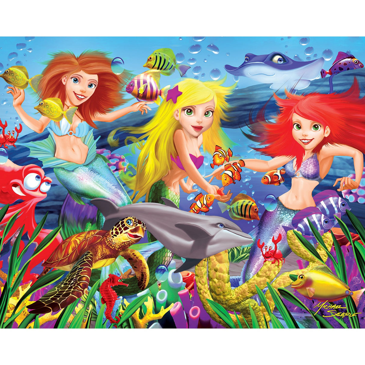 Glow in the Dark 100 Piece Jigsaw Puzzles - 4-Pack V1