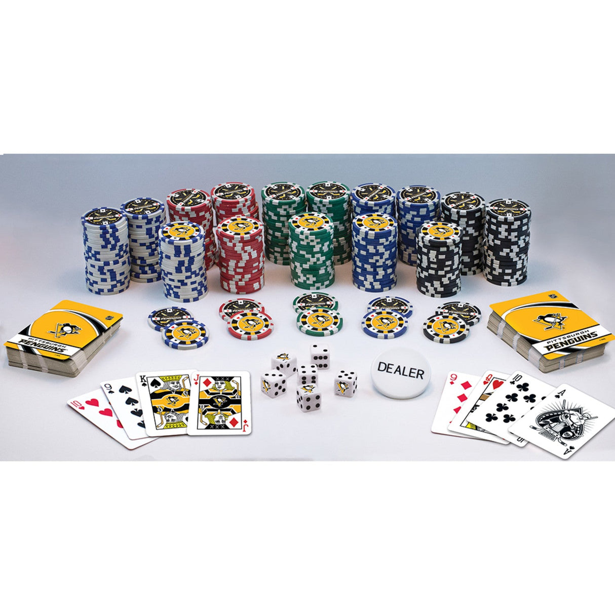 Pittsburgh Penguins 300 Piece Poker Set