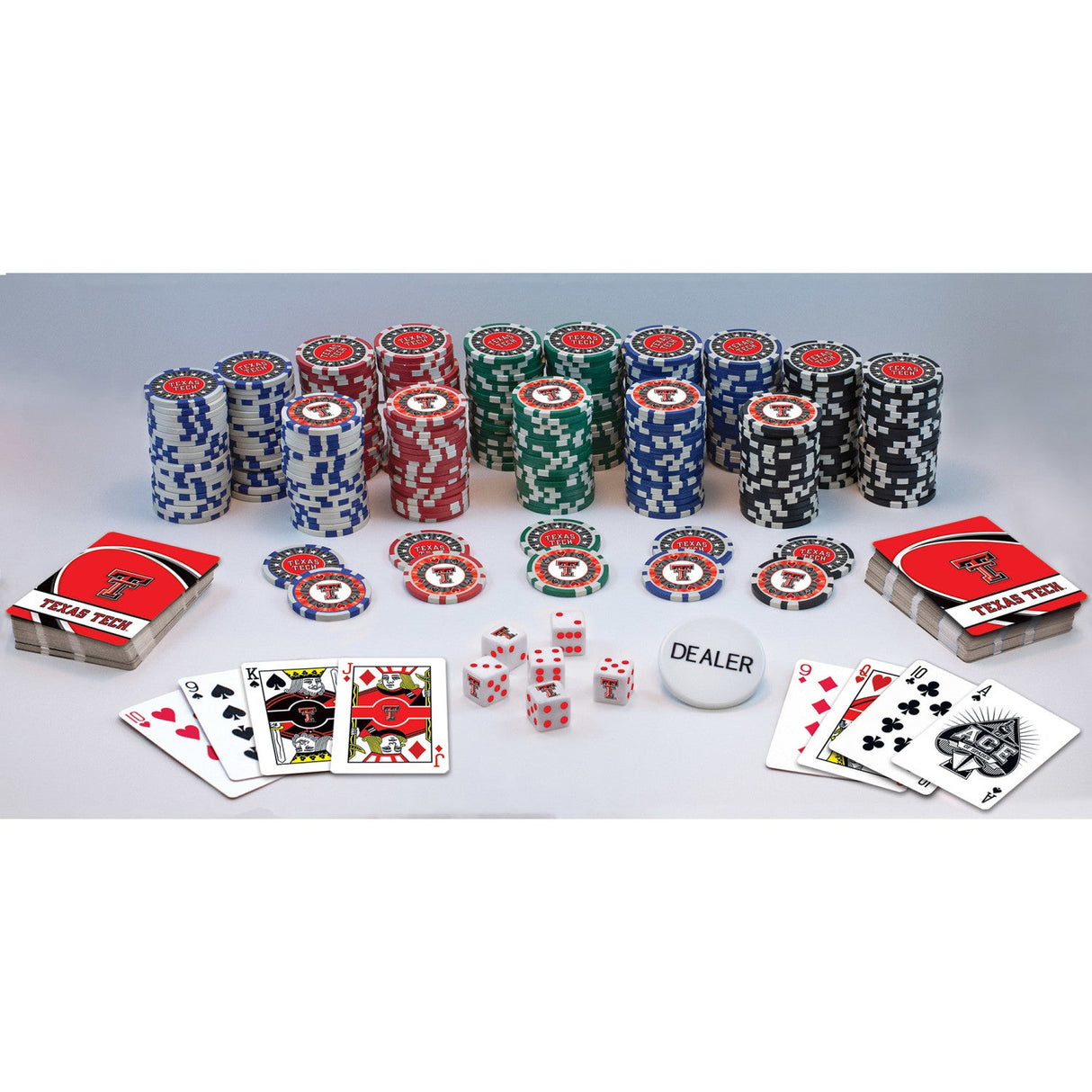 Texas Tech Red Raiders 300 Piece Poker Set