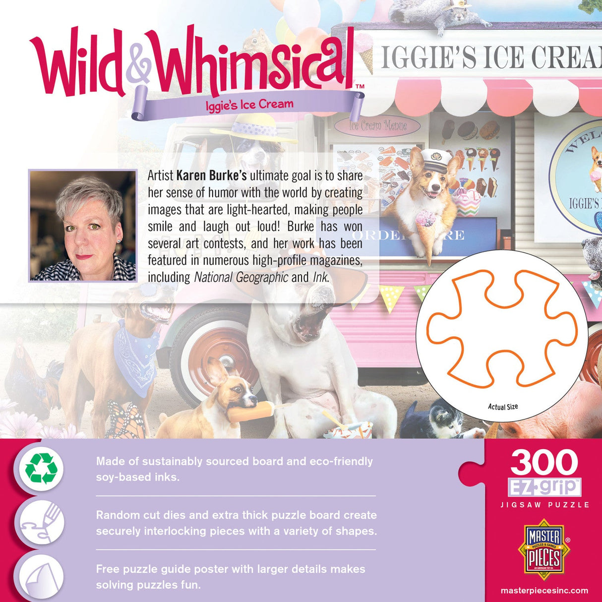 Wild & Whimsical - Iggy's Ice Cream 300 Piece EZ Grip Jigsaw Puzzle