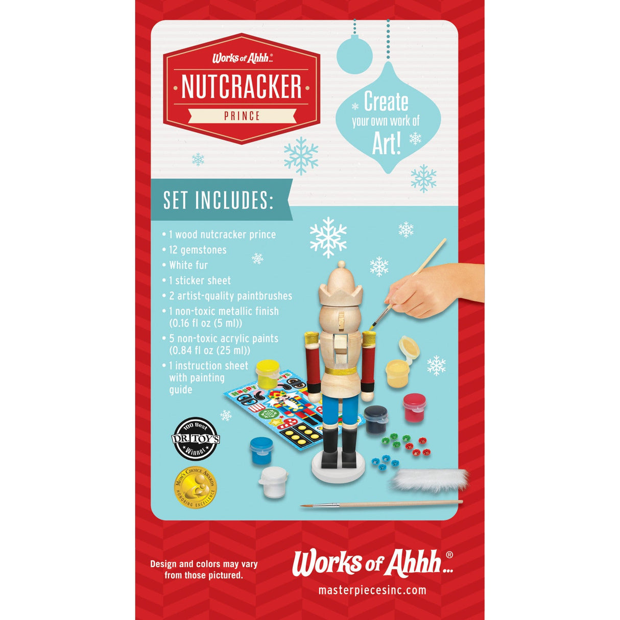 Holiday Craft Kit - Nutcracker Prince Wood Craft & Paint Kit