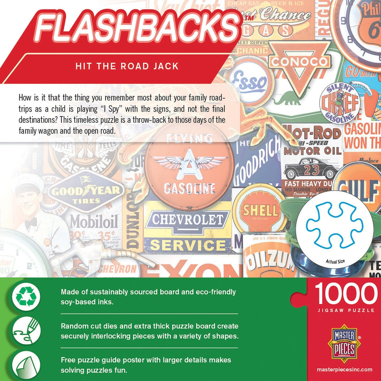 Flashbacks - Hit the Road Jack 1000 Piece Jigsaw Puzzle