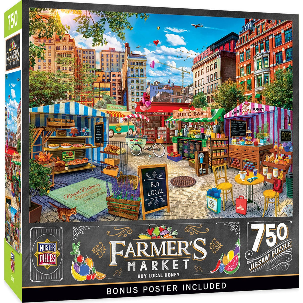 Farmer's Market - Buy Local Honey 750 Piece Jigsaw Puzzle