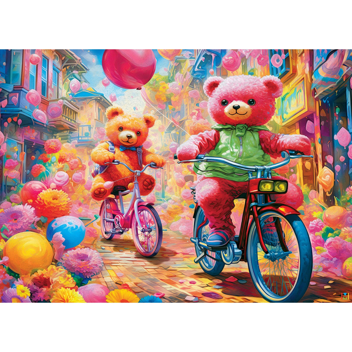 Colorize - Teddy Bear Wonderland 1000 Piece Jigsaw Puzzle