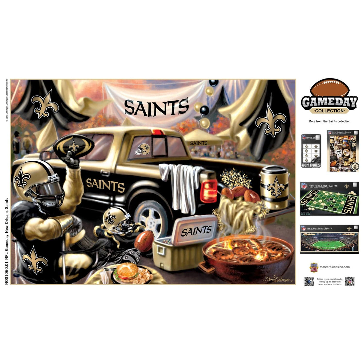 New Orleans Saints - Gameday 1000 Piece Jigsaw Puzzle