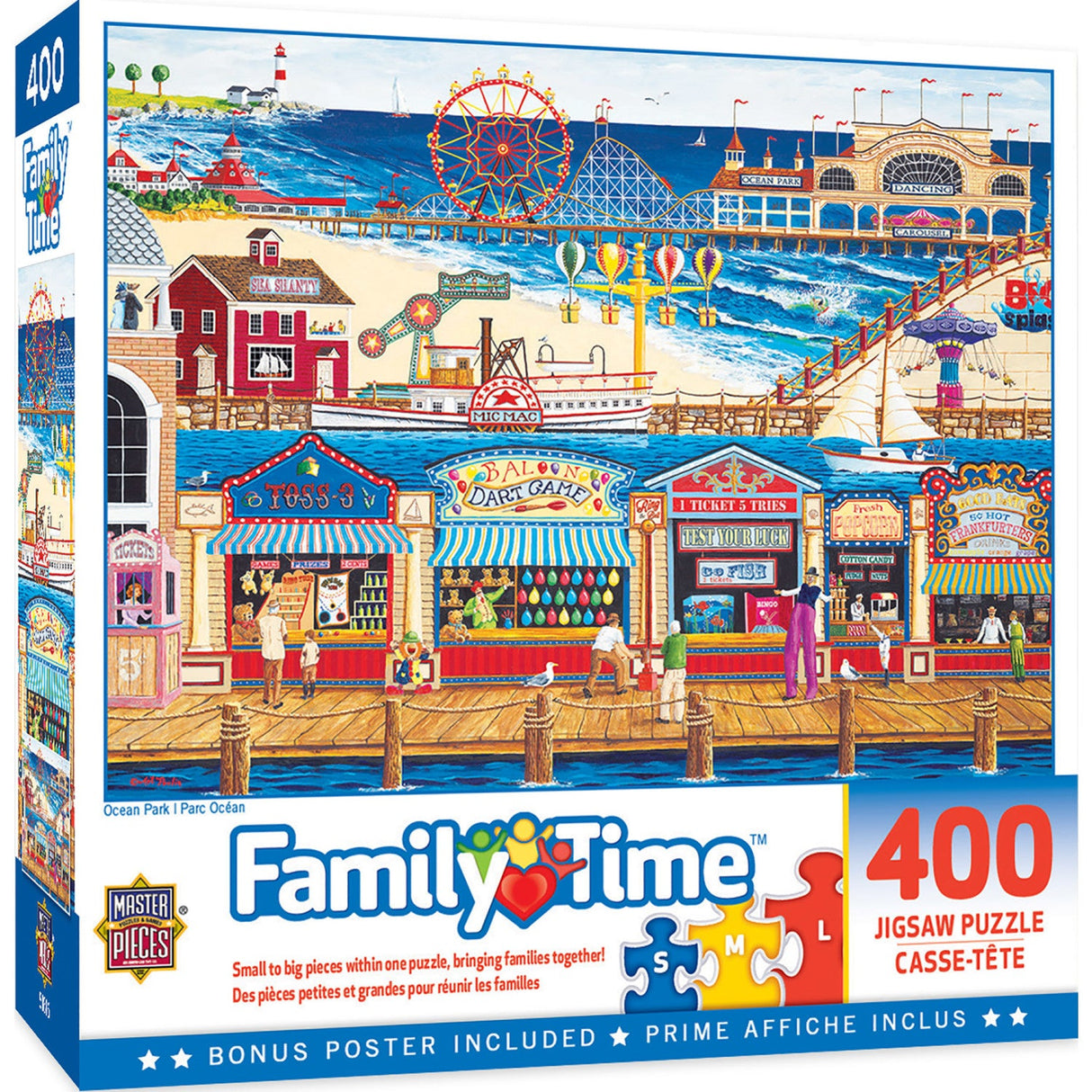 Family Time - Ocean Park 400 Piece Jigsaw Puzzle