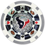 Houston Texans 20 Piece Poker Chips