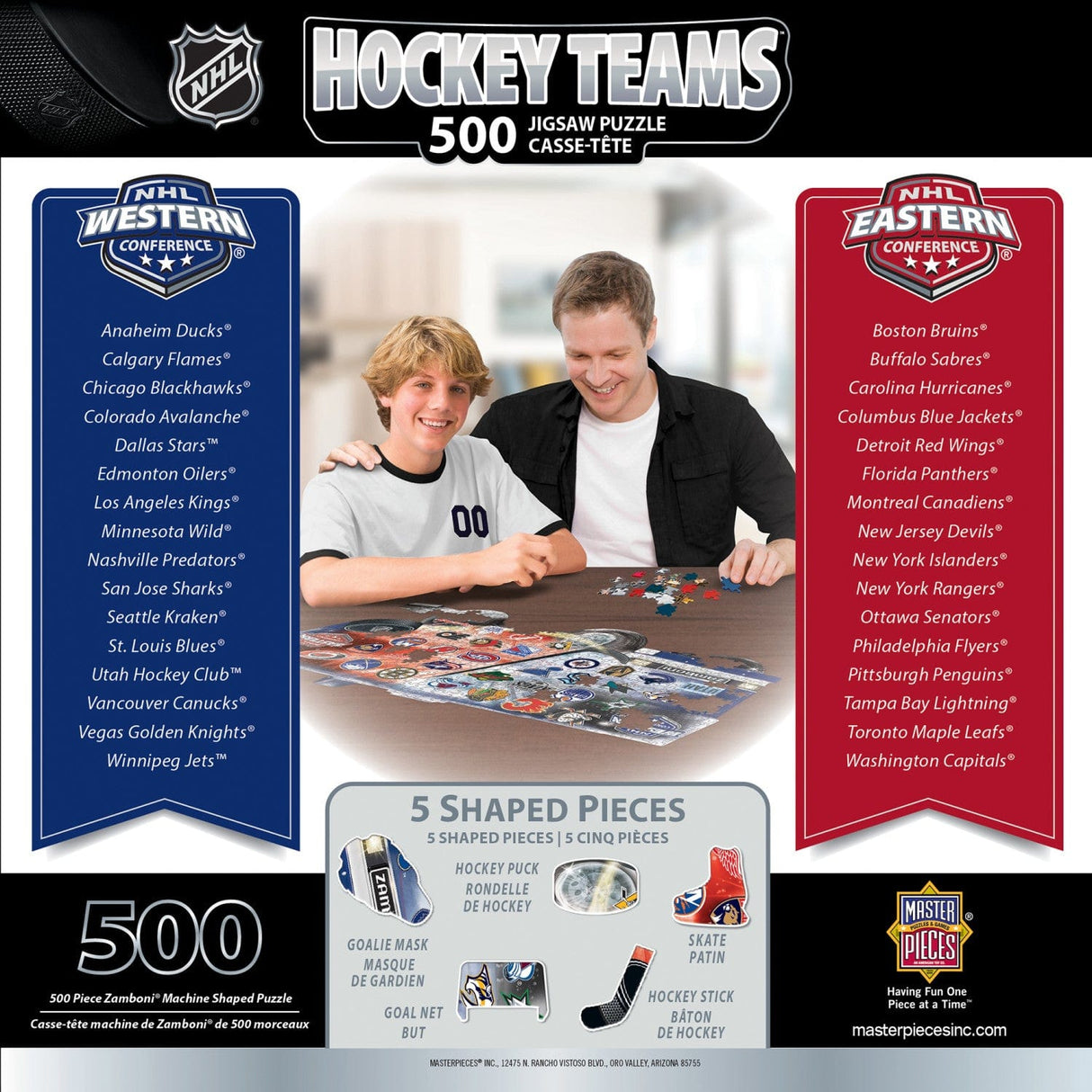 NHL - Zamboni 500 Piece Shaped Jigsaw Puzzle