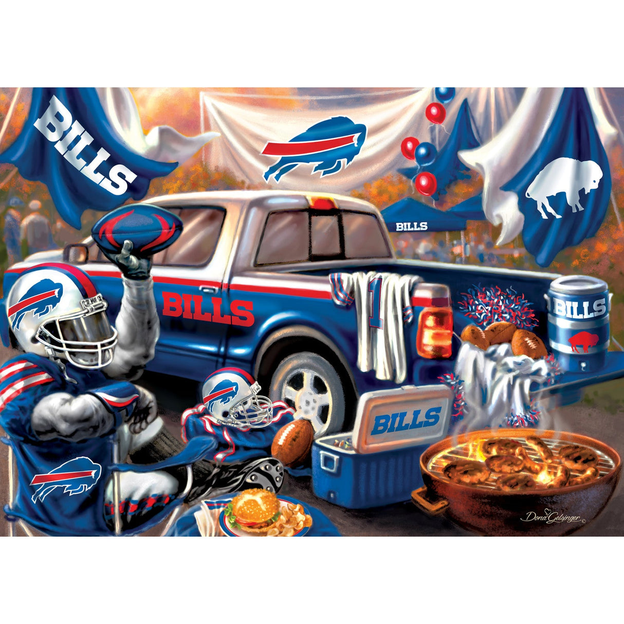 Buffalo Bills - Gameday 1000 Piece Jigsaw Puzzle