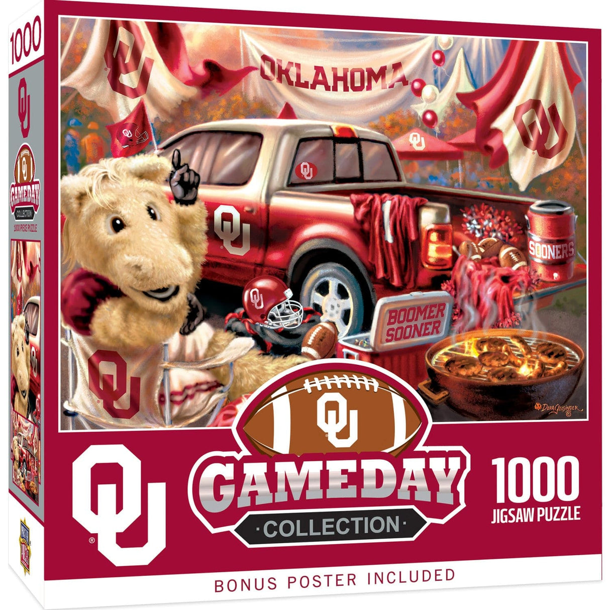 Oklahoma Sooners - Gameday 1000 Piece Jigsaw Puzzle