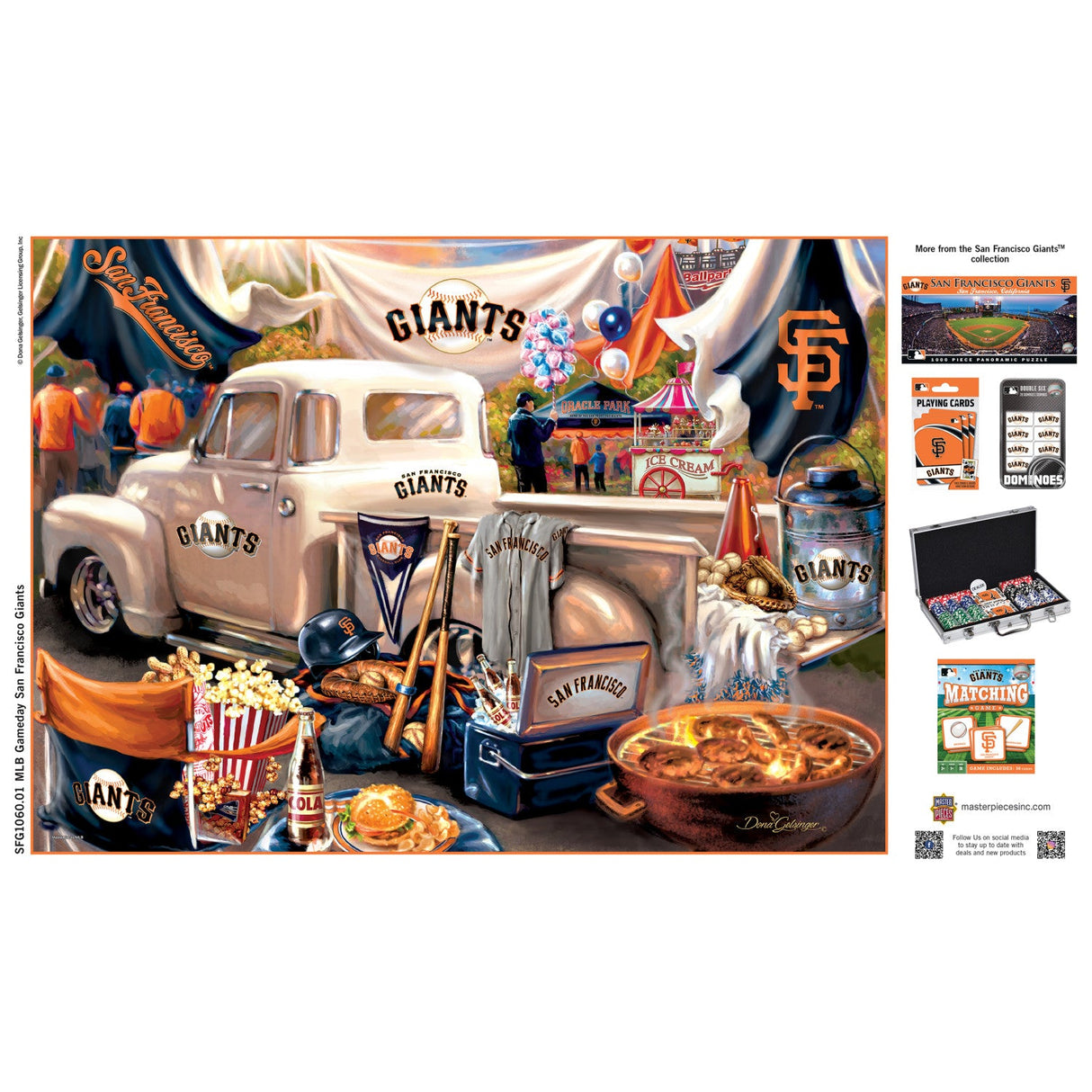 San Francisco Giants - Gameday 1000 Piece Jigsaw Puzzle