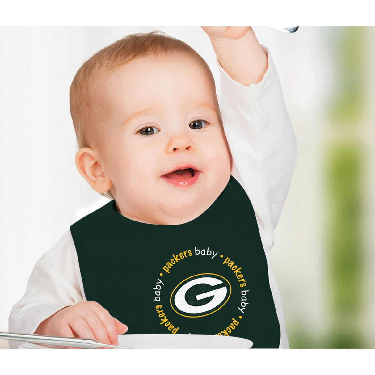 Green Bay Packers - Baby Bibs 2-Pack - Green & Yellow