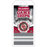 Oklahoma Sooners 20 Piece Poker Chips