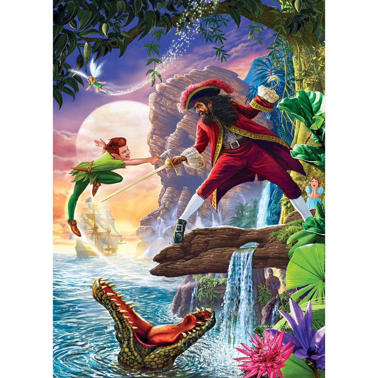 Classic Fairy Tales - Peter Pan 1000 Piece Jigsaw Puzzle