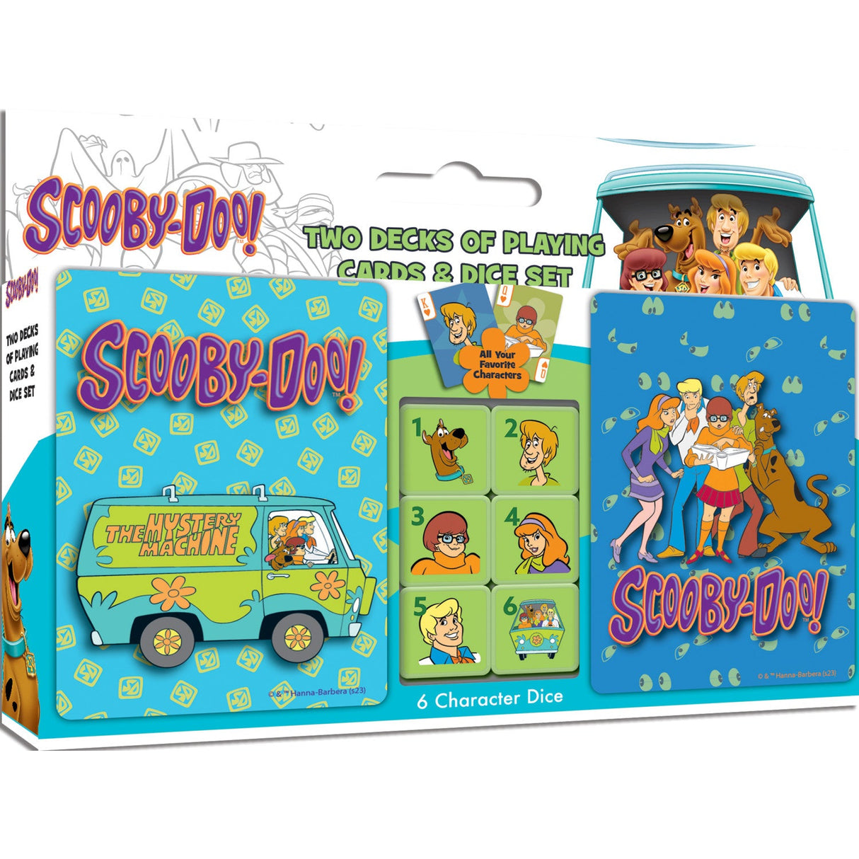 Scooby Doo 2-pack Playing Cards & Dice Set