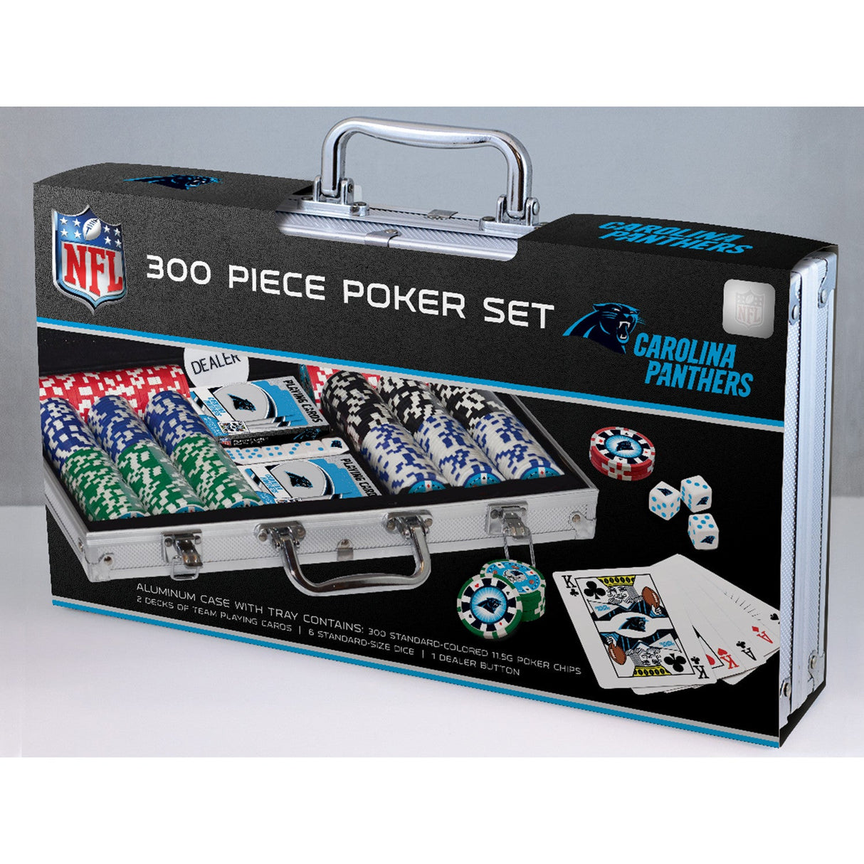 Carolina Panthers 300 Piece Poker Set