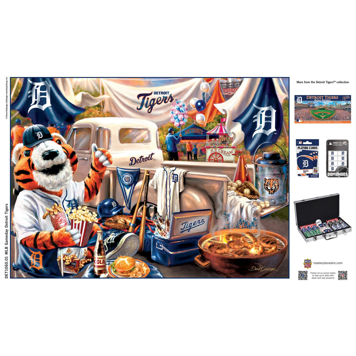 Detroit Tigers - Gameday 1000 Piece Jigsaw Puzzle